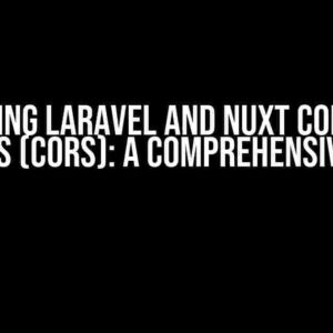 Mastering Laravel and Nuxt Config for Headers (CORS): A Comprehensive Guide