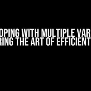 VBA Looping with Multiple Variables: Mastering the Art of Efficient Coding